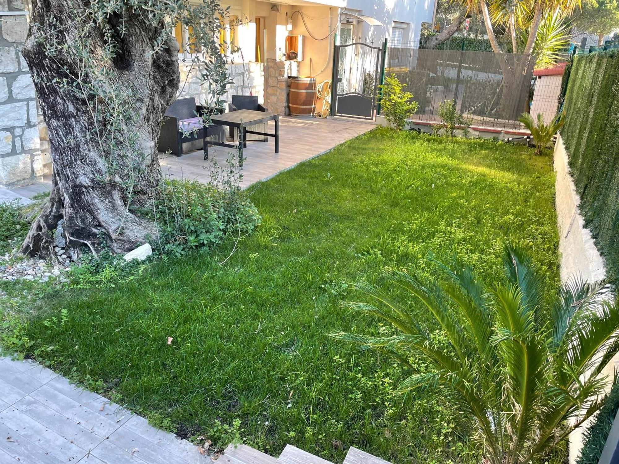 Joli Rez De Jardin 4 Pieces A Cagnes Sur Mer Cagnes-sur-Mer Exterior foto